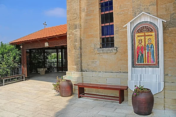 Iglesia Ortodoxa Caná Caná Galilea Kfar Kana Israel — Foto de Stock