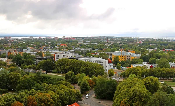 Tallinn Estonya Yaz Aylarında Modern Binaların Görünümü — Stok fotoğraf