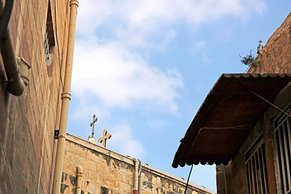 イスラエル エルサレムの旧市街 キリスト教四半期 のアーキテクチャ — ストック写真