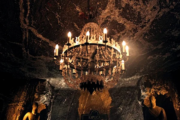 Wieliczka Polonya Aralık 2010 Wieliczka Salt Mine Yüzyıl Dünyanın Eski — Stok fotoğraf