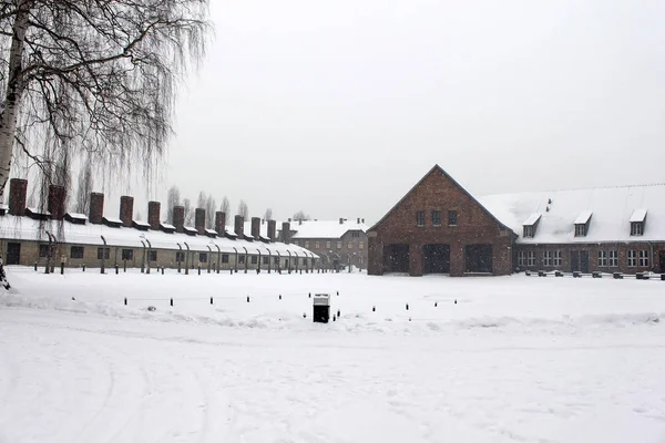 Crematorium Left Auschwitz Concentration Camp Network Concentration Extermination Camps Built — Stock Photo, Image