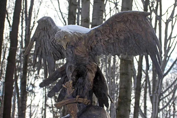 Zakopane Poland January 2011 Monument Jozef Kurasia Lieutenant Polish Army — Stock Photo, Image