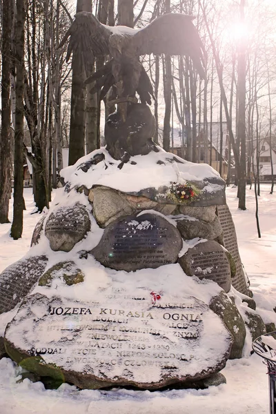 Zakopane Polen Januari 2011 Monument Voor Jozef Kurasia Luitenant Het — Stockfoto