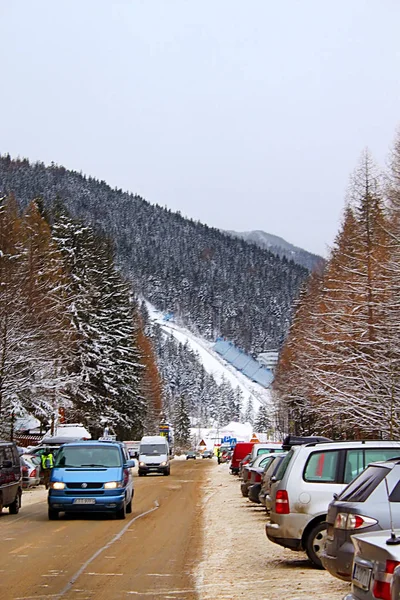 Zakopane Polonia Diciembre 2010 Gran Krokiew Krokiew Polaco Significa Viga —  Fotos de Stock