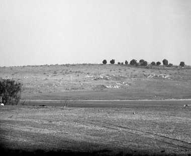 Panoramik sabah İsrail Çölü