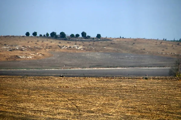 Panoramik Sabah Srail Çölü — Stok fotoğraf