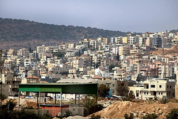 纳泽市位于以色列北部地区加利利丘陵地区 — 图库照片