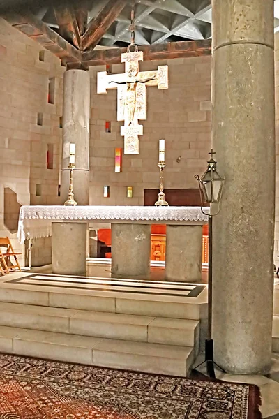 Nazareth Israel Septembre 2017 Intérieur Basilique Annonciation Église Annonciation Nazareth — Photo