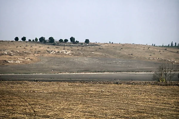 Panoramiczny Widok Pustynię Izraelu Rano — Zdjęcie stockowe