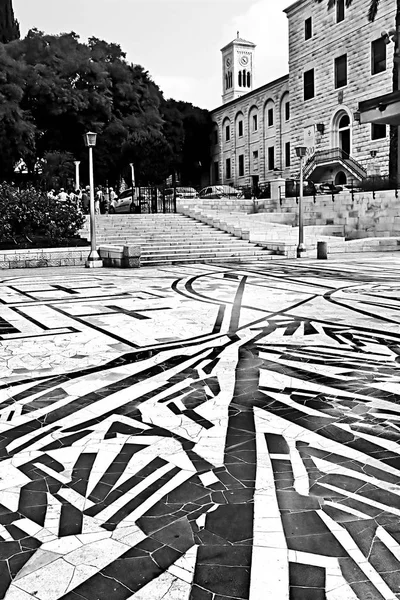 Nazareth Srail Eylül 2017 Terra Sancta Okulu Joseph Kilisesi Kaldırım — Stok fotoğraf