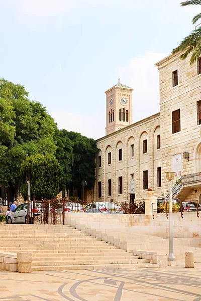 Nazareth Israël September 2017 Terra Sancta School Joseph Kerk Nazareth — Stockfoto