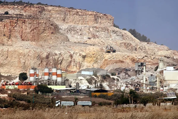 以色列的大型采石场 — 图库照片