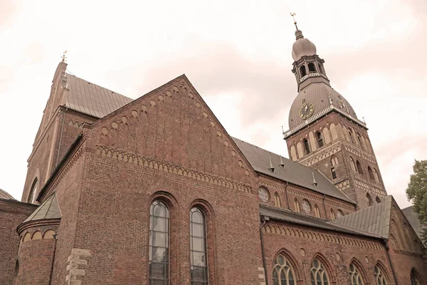 Cathédrale Riga Est Cathédrale Évangélique Luthérienne Riga Lettonie Est Siège — Photo