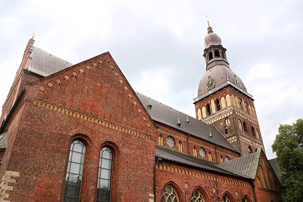 Riga Katedrali Riga Letonya Evangelist Lutheran Katedrali Olduğunu Riga Başpiskopos — Stok fotoğraf