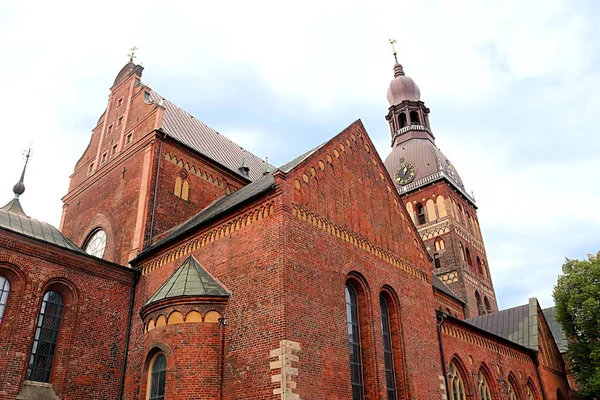 Riga Cathedral Evangeliska Lutherska Domkyrkan Riga Lettland — Stockfoto