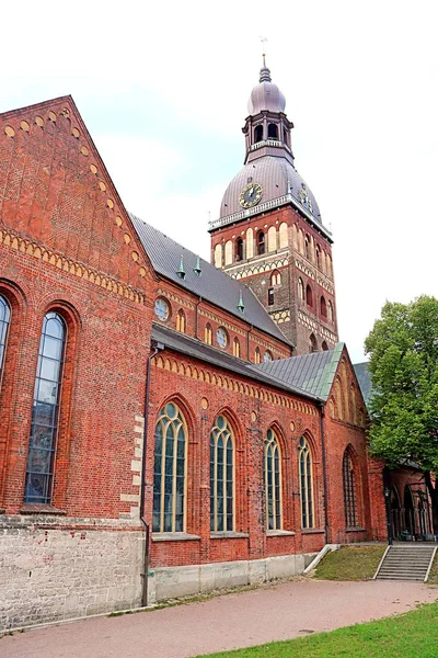 Riga Cathedral Den Evangelisk Lutherska Katedralen Riga Lettland Det Säte — Stockfoto