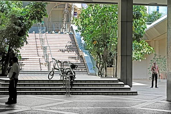 Tel Aviv Israel Septiembre 2017 Vista Del Patio Tel Aviv — Foto de Stock