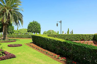Bahai bahçelerde dönümlük (Akko), Haifa, İsrail