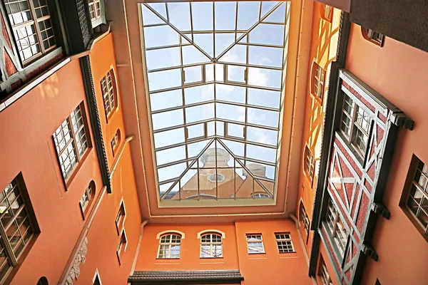 The courtyard between Valnu and Maza Smilsu streets, old town, Riga, Latvia — Stock Photo, Image