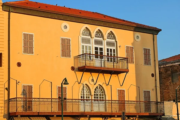 Blick auf das alte Gebäude im arabischen Stil in der Altstadt jaffa, tel aviv, israel — Stockfoto