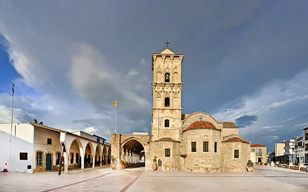 A Igreja de São Lázaro, uma igreja do final do século IX em Larnaca, Chipre. Pertence à Igreja de Chipre, uma Igreja Ortodoxa Grega autocéfala — Fotografia de Stock