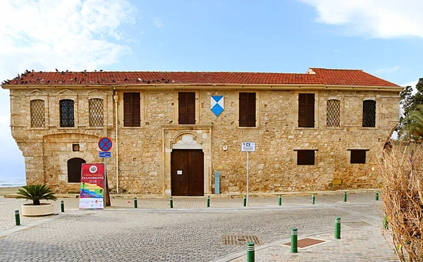 Hrad Larnaca na Finikoudes Boulevard — Stock fotografie