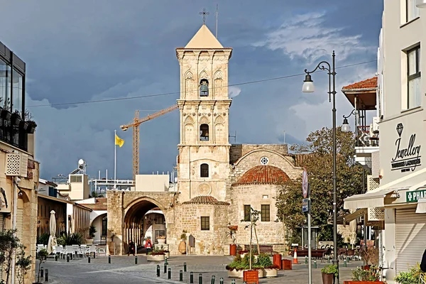 De kerk van Sint-Lazarus, een churchs uit de late 9e eeuw. Het behoort tot de kerk van Cyprus, een autocefous Grieks-orthodoxe Churchus Grieks-orthodoxe kerk — Stockfoto