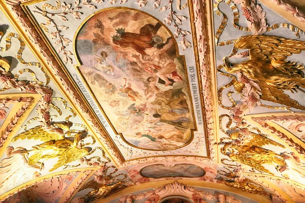 Bratislava Slovakia September 2019 Painted Ceiling Room City Hall Now — Stock Photo, Image