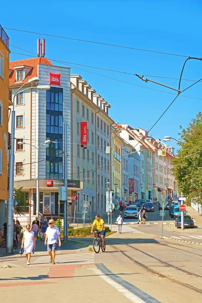 Bratislava Slovakien September 2019 Utsikt Över Hotell Ibis Bratislava Centrum — Stockfoto