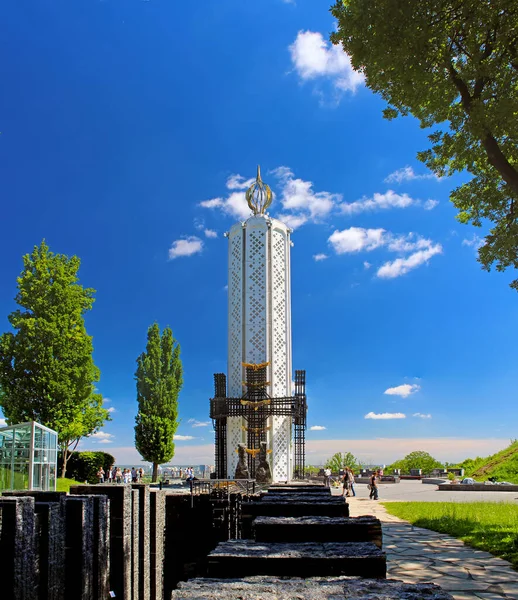 Kyiv Ucraina Maggio 2013 Monumento Milioni Vittime Della Grande Carestia — Foto Stock