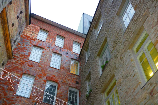 Old Industrial Buildings Rotermann Quarter District Tallinn Estonia — Stock Photo, Image