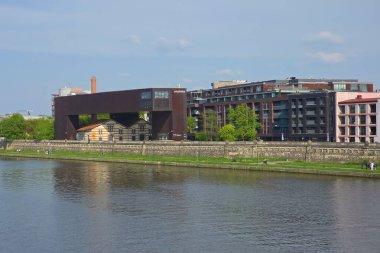 Krakow, Poland - April 22, 2025: View on Cricoteka, the Centre for the Documentation of the Art of Tadeusz Kantor