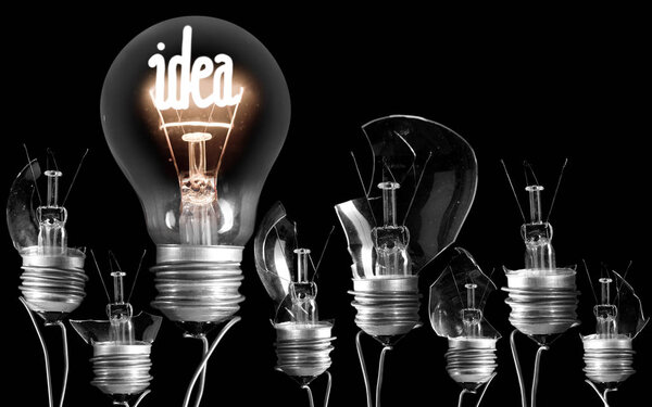 Концепция лампочек
