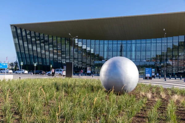 Саратов Росія Серпня 2019 Аеропорт Гагарін Введений Експлуатацію 2019 — стокове фото