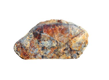 Farklı renkteki mineral göstererek katmanları kesmek