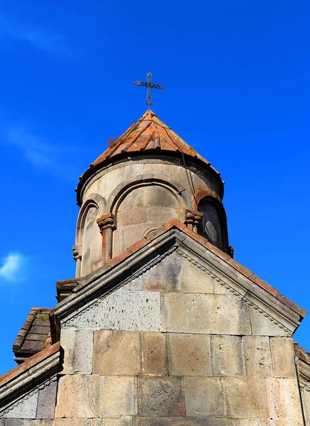 Αρχαία Πέτρινη Εκκλησία Σταυρού Dome Από Τον Ενδέκατο Αιώνα — Φωτογραφία Αρχείου