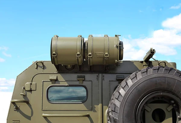 Załącznik Zbiornik Paliwa Dachu Pojazdu Armii — Zdjęcie stockowe