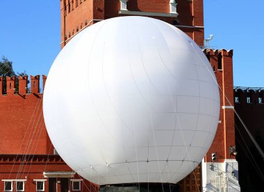 Fuar için beyaz Aerostat