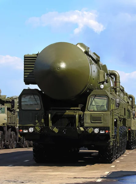 Strategic ballistic missile system "Yars" — Stock Photo, Image