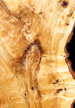 White and yellow wooden cut 