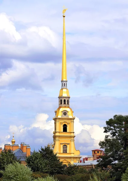 Baroque cathedral bell tower — Stock Photo, Image