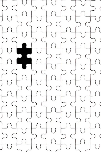 Weiße Puzzle — Stockfoto