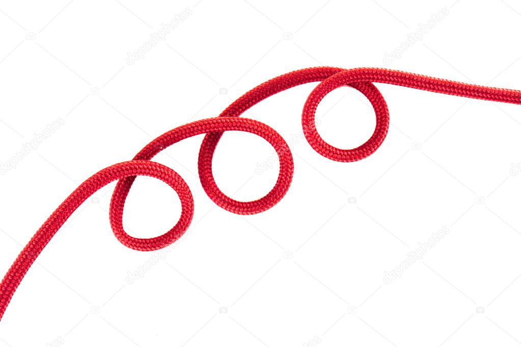 red shoe lace