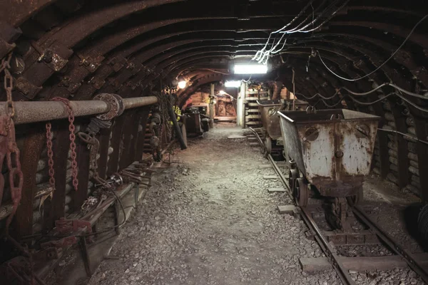 Terk edilmiş kömür madeni iç