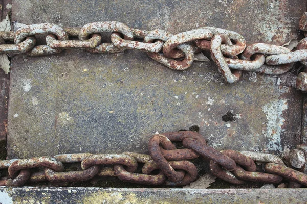 Rusty Iron Chain Outdoor — Stock Photo, Image
