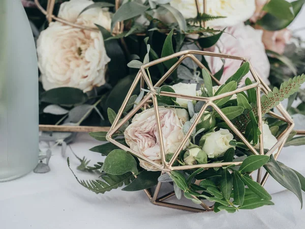 Bruiloft Locatie Met Florale Decor — Stockfoto