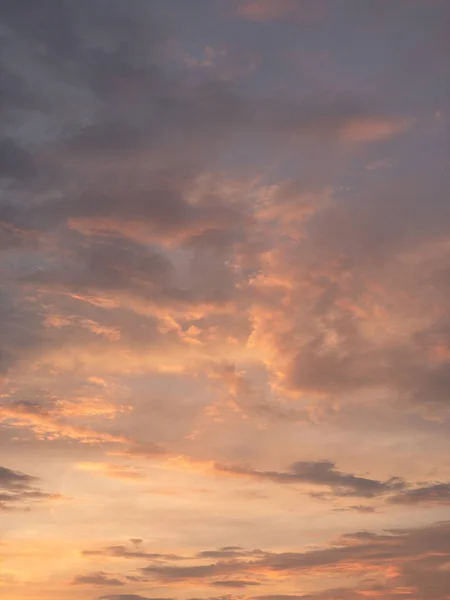 Zachód Słońca Niebo Widok Nieba Kolorowe — Zdjęcie stockowe