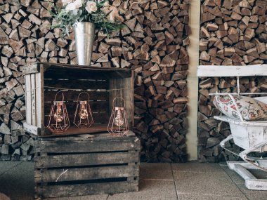 Rahat ev iç. Vintage ev.