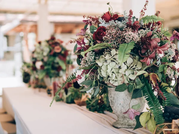 Wedding Decoration Table Set Wedding — Stock Photo, Image