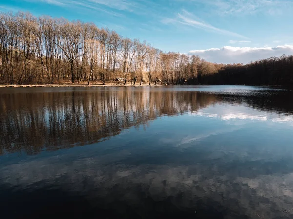 Termální Koupaliště Lese — Stock fotografie